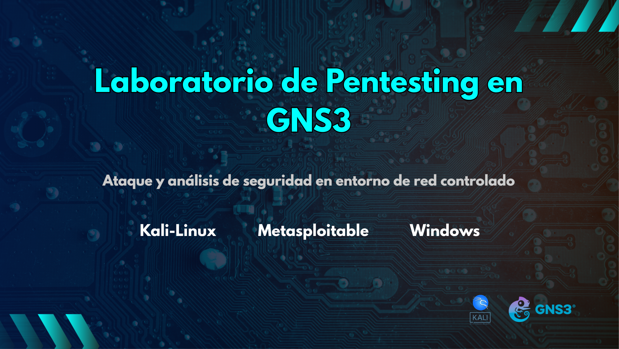 Portada Laboratorio de Pentesting en GNS3